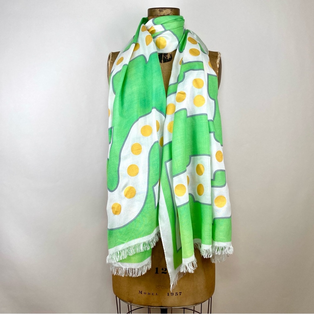 Kate Spade NY “Thrills” lightweight oblong wrap scarf